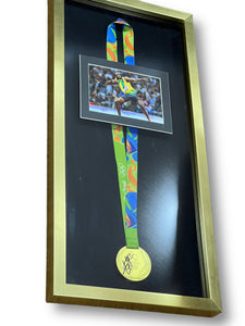 Medalla enmarcada / Atletismo / Usain Bolt