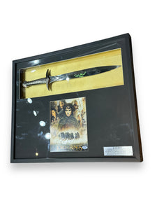 Espada Poster Enmarcada / Lord of the Rings / Elijah Wood