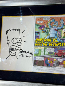 Sketch Enmarcado / Los Simpson / Matt Groening