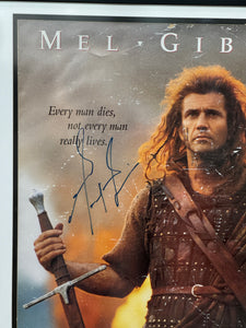 Poster Enmarcado / Cine / Mel Gibson (Braveheart)