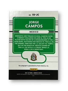 Tarjeta / Selección Mexicana / Jorge Campos