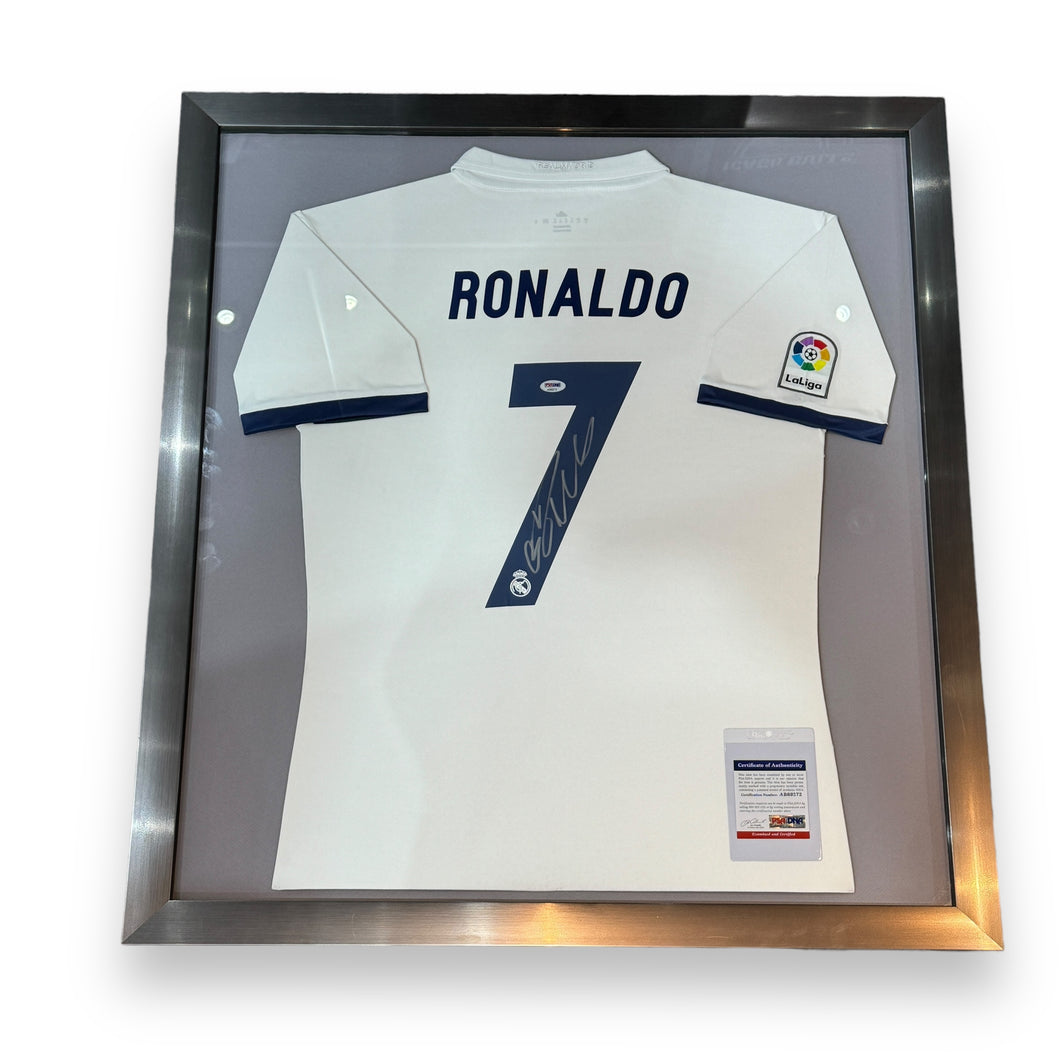 Jersey Enmarcado / Real Madrid / Cristiano Ronaldo (Temporada 2017)