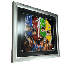 Cargar imagen en el visor de la galería, Foto enmarcada / Lucha Libre / Rey Misterio
