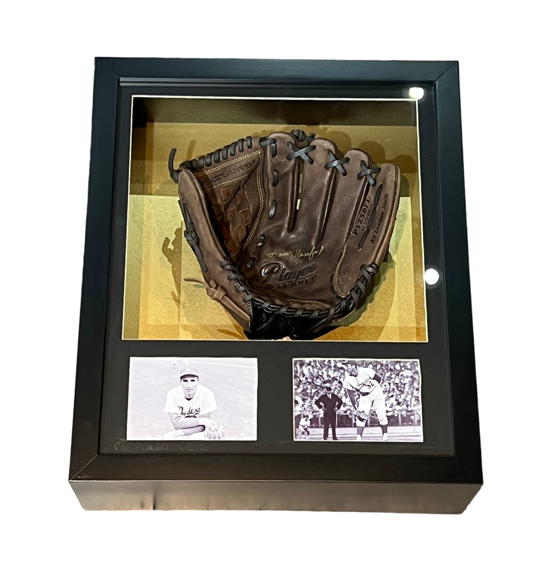 Manopla de Baseball Enmarcada / Dodgers / Sandy Koufax