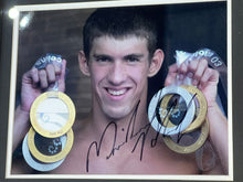 Cargar imagen en el visor de la galería, Fotografia Enmarcada / Natacion / Michael Phelps
