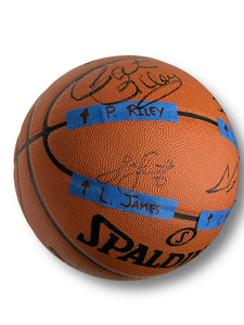 Balón Basketball / Miami Heat / Lebron James, Chris Bosh, Dwyane Wade y Pat Riley