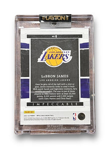 Tarjeta / Lakers / Lebron James