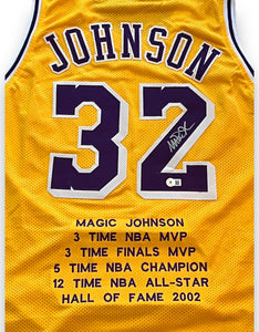 Jersey / Lakers / Magic Johnson (Estadisticas)