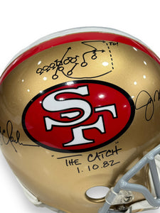 Casco Replica / 49ers / Joe Montana, Dwight Clark