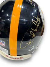 Cargar imagen en el visor de la galería, Casco Proline / Steelers Throwback Negro / Steel Curtain (Lambert, Greene, Greenwood, Holmes
