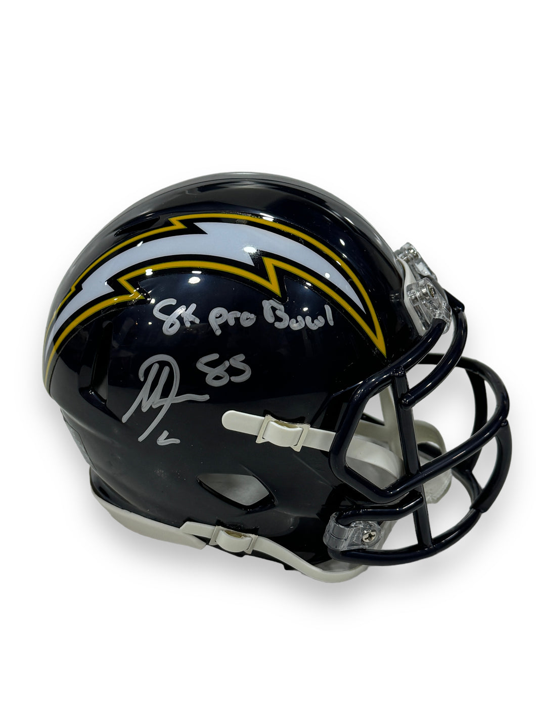 Mini Casco / Chargers Throwback / Antonio Gates (azul)