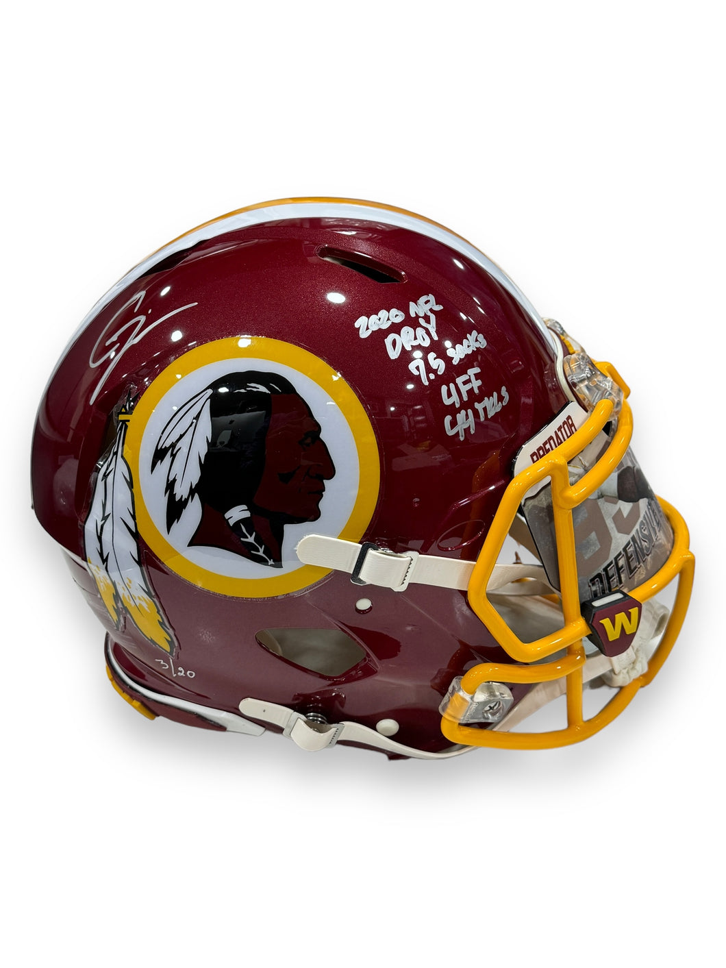 Casco Proline / Redskins / Chase Young (inscriptions)