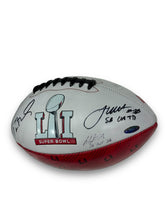 Cargar imagen en el visor de la galería, Balón Panel / Patriots / Sper Bowl LI (Tom Brady, Legarrette Blount, Dont&#39;a Hightower, Stephen Gostkowski, Dion Lewis, Rob Ninkovich, Martellus Bennett, James White)
