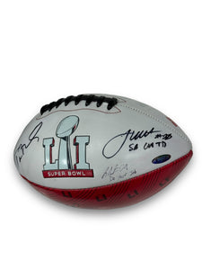 Balón Panel / Patriots / Sper Bowl LI (Tom Brady, Legarrette Blount, Dont'a Hightower, Stephen Gostkowski, Dion Lewis, Rob Ninkovich, Martellus Bennett, James White)