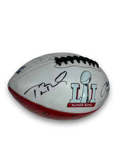 Balón Panel / Patriots / Sper Bowl LI (Tom Brady, Legarrette Blount, Dont'a Hightower, Stephen Gostkowski, Dion Lewis, Rob Ninkovich, Martellus Bennett, James White)