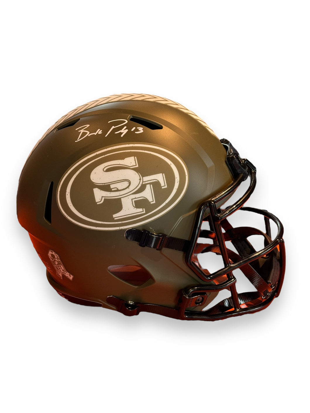 Casco Replica / 49ers Salute to Service / Brock Purdy