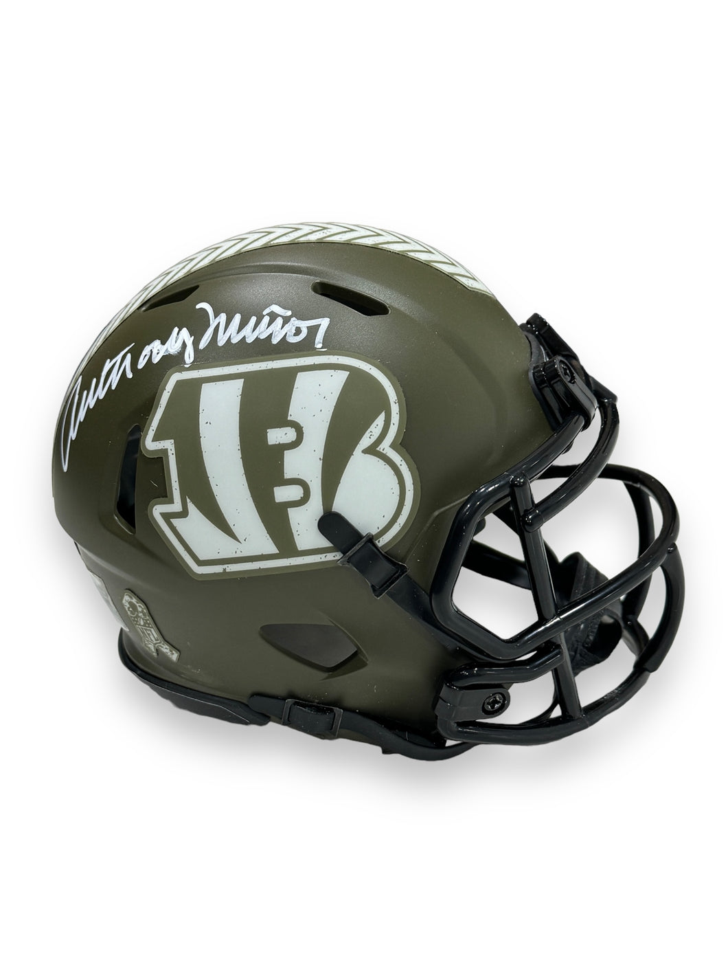 Mini Casco / Bengals Salute to Service / Anthony Muñoz