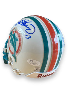 Mini Casco / Dolphins / Dan Marino y Don Shula