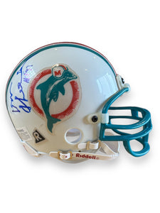 Mini Casco / Dolphins / Dan Marino y Don Shula