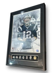 Poster enmarcado / Patriots / Tom Brady