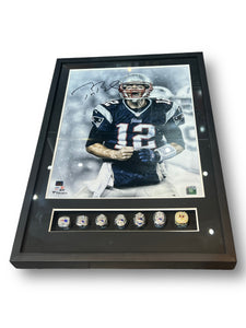 Poster enmarcado / Patriots / Tom Brady