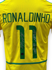 Jersey / Selección de Brasil / Ronaldinho, Pele y Ronaldo