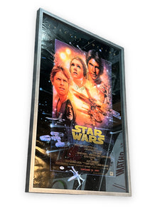 Poster Enmarcado / Star Wars / Carrie Fisher