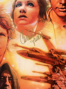 Poster Enmarcado / Star Wars / Carrie Fisher