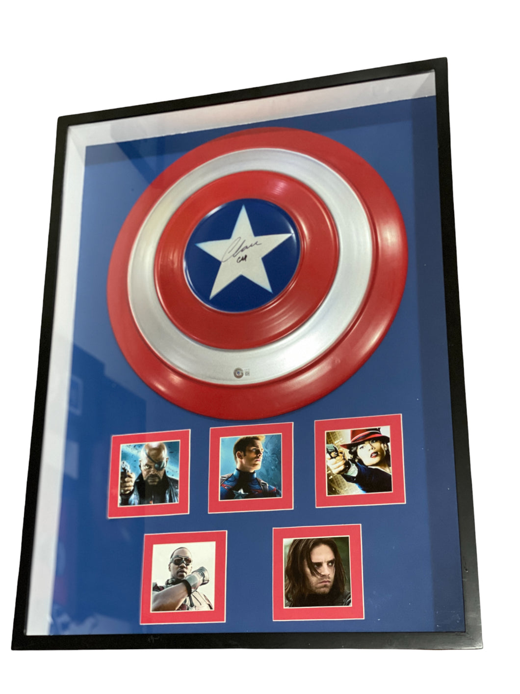 Escudo Enmarcado / Capitan America / Chris Evans
