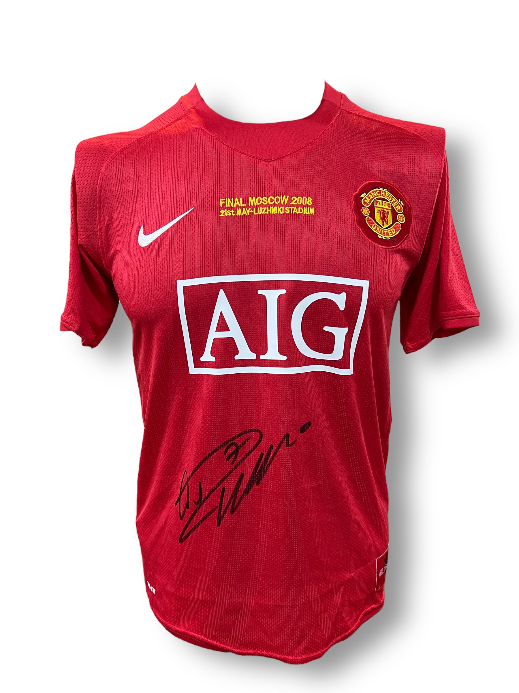 Retro Ronaldo 2008 UCL Final Manchester United Jersey - Mens M