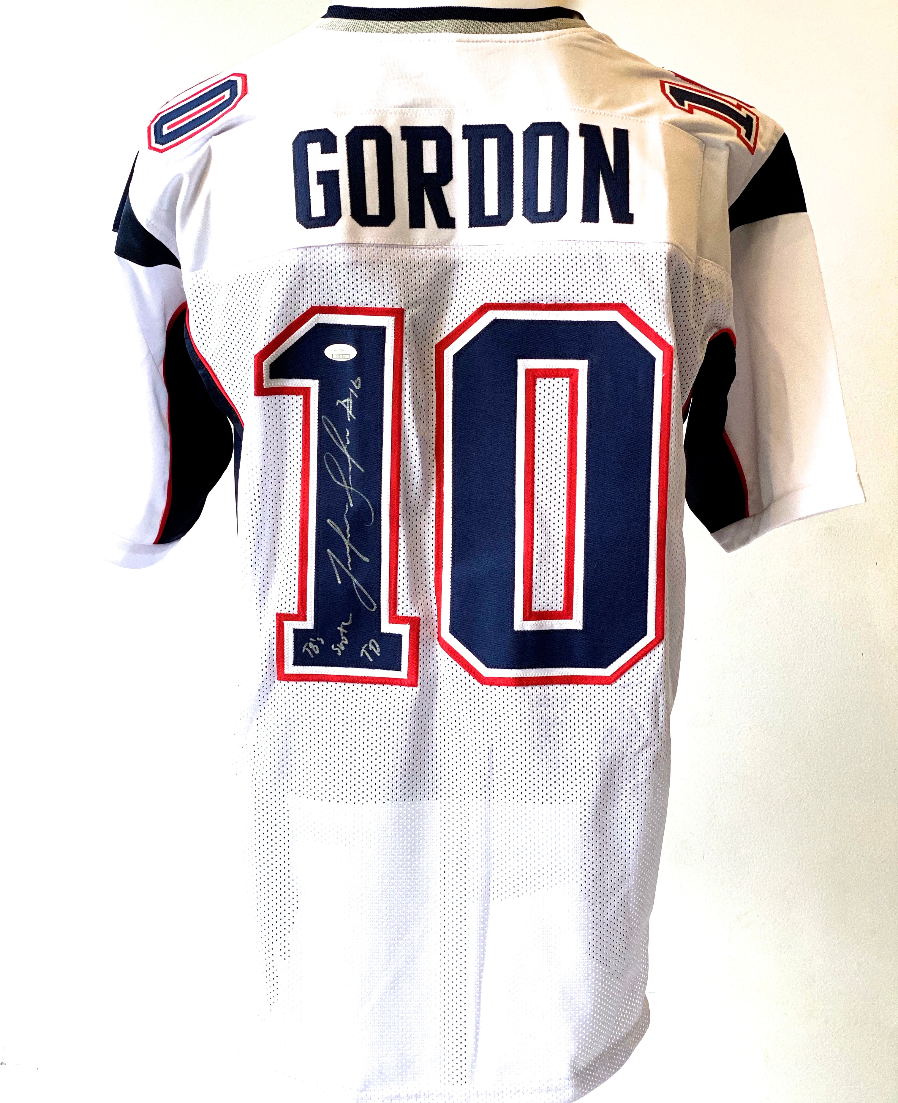 New England Patriots #10 Josh Gordon Game Home Jersey - Navy