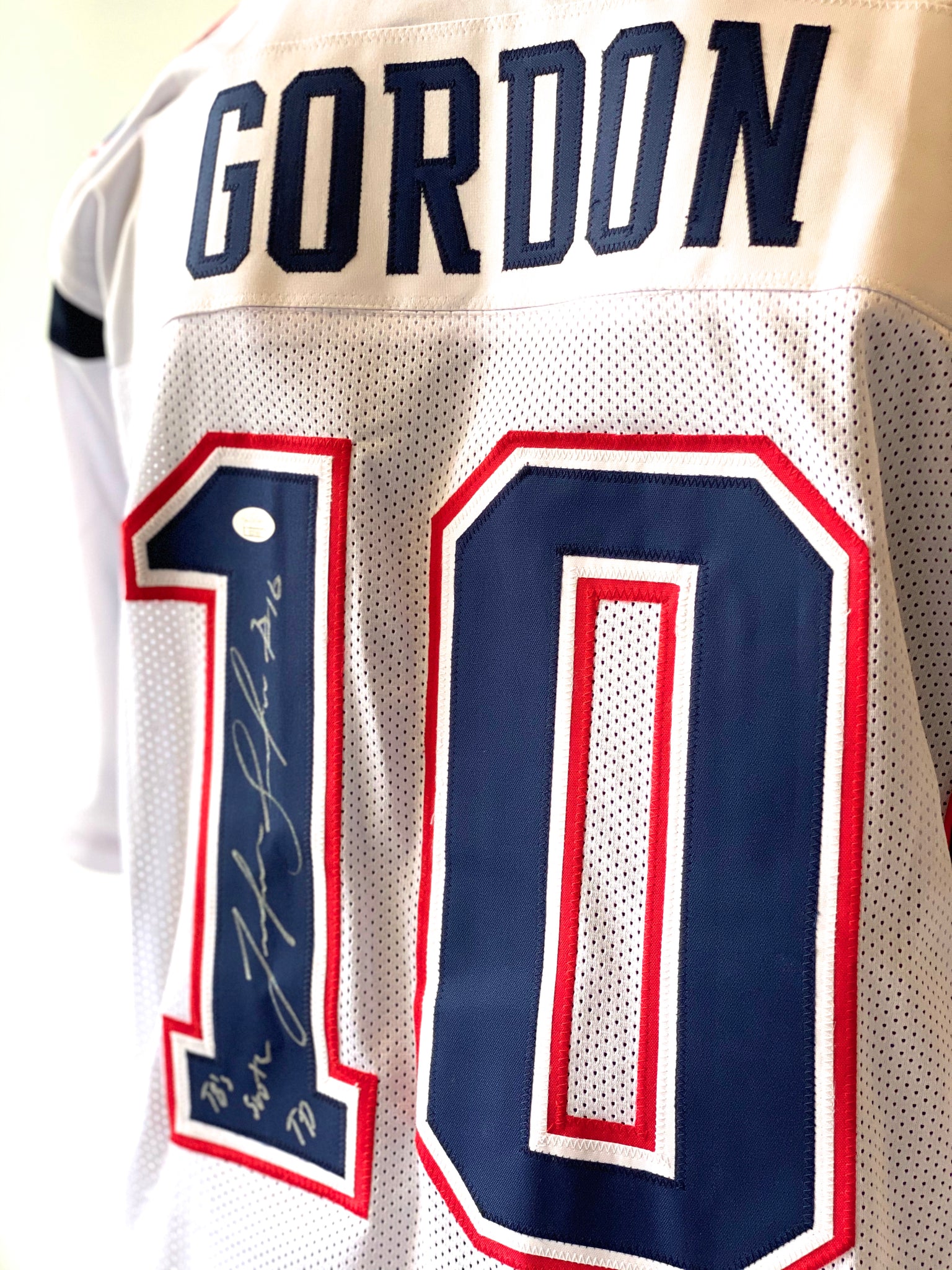 New England Patriots Josh Gordon #10 Nfl 2020 White Jersey Jersey - Bluefink