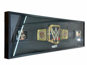 Cinturón enmarcado / WWE / Dwayne Johnson "The Rock"