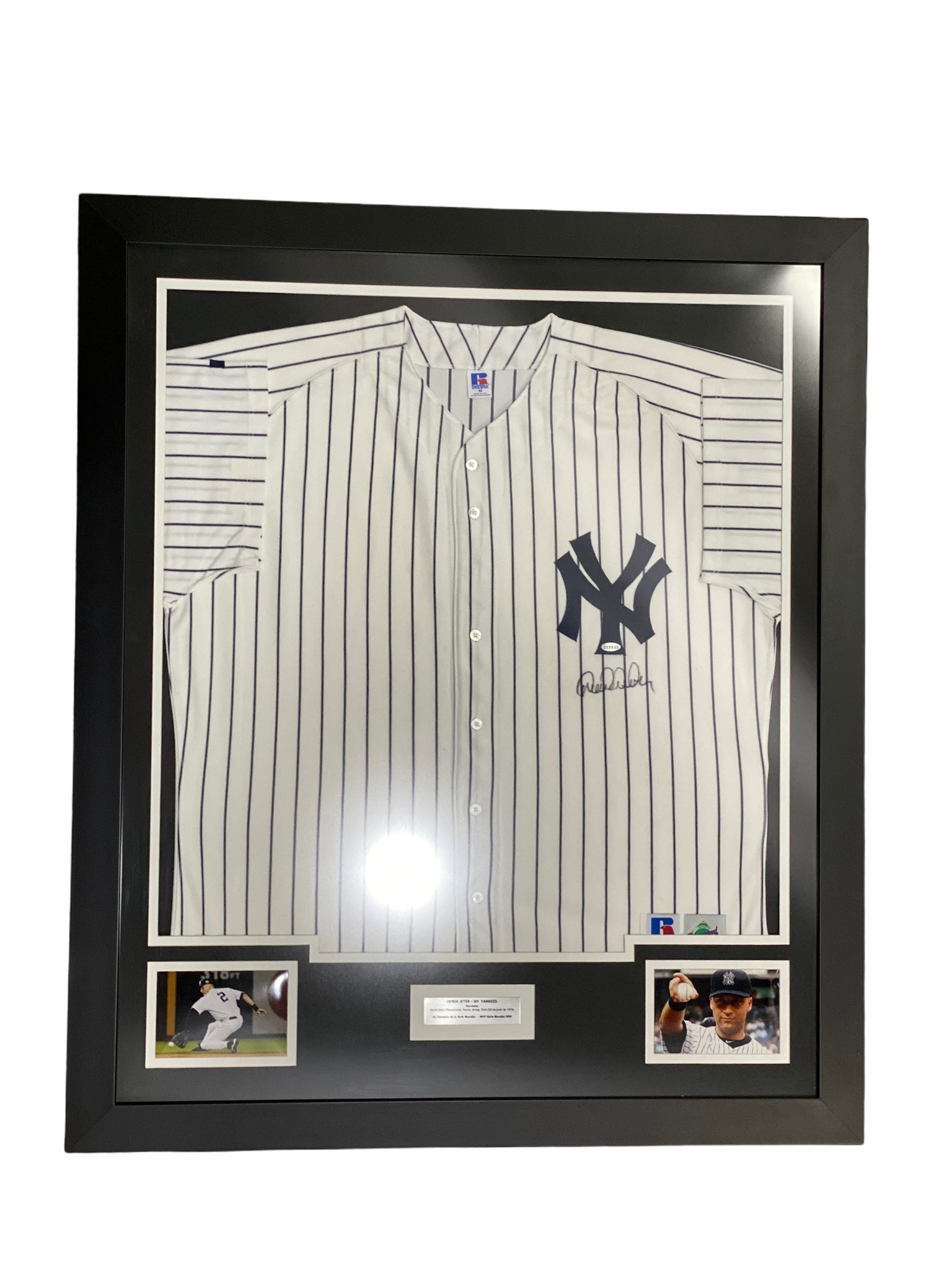 Camiseta deportiva autografiada de Derek Jeter