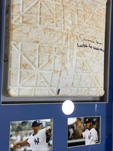 Base enmarcada / Yankees / Mariano Rivera