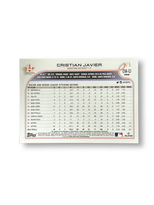 Tarjeta / Astros / Christian Javier