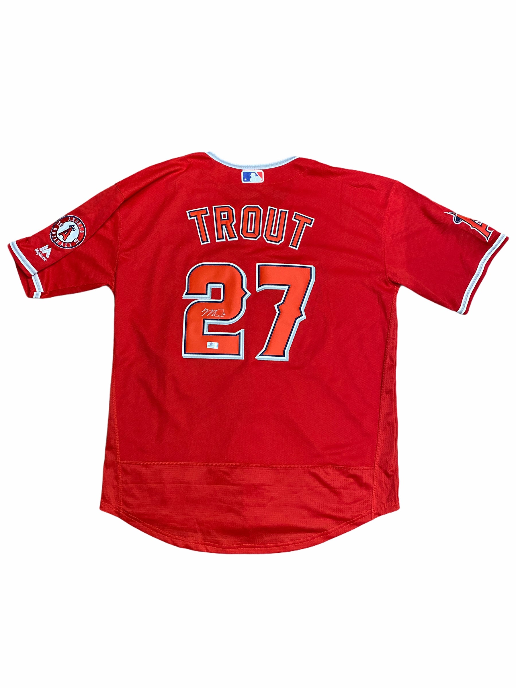 Mike trout sales jersey black