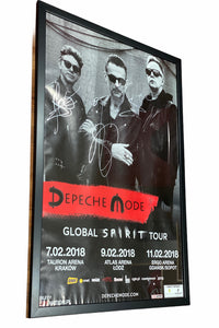Poster Enmarcado / Depeche Mode / Dave Gahan, Martin Gore y Andy Fletcher