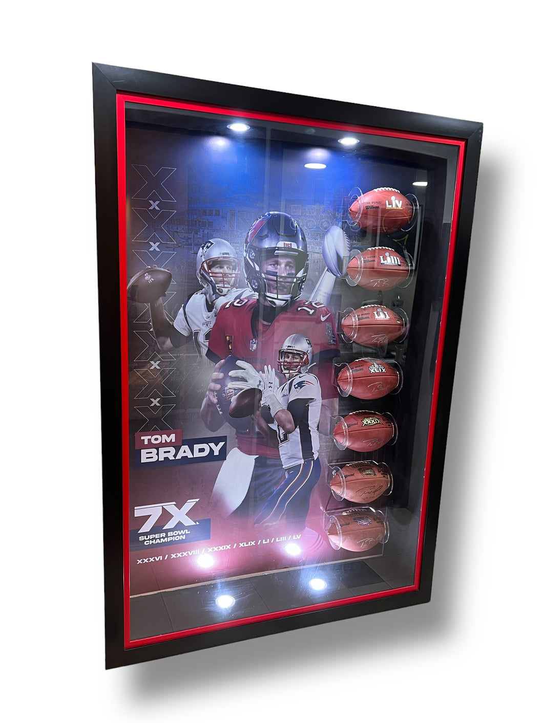 Set balones Super Bowl / Patriots / Tom Brady