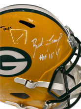 Cargar imagen en el visor de la galería, Casco Replica / Green Bay / Hall of Famers: Brett Favre / Dave Robinson / Charles Woodson
