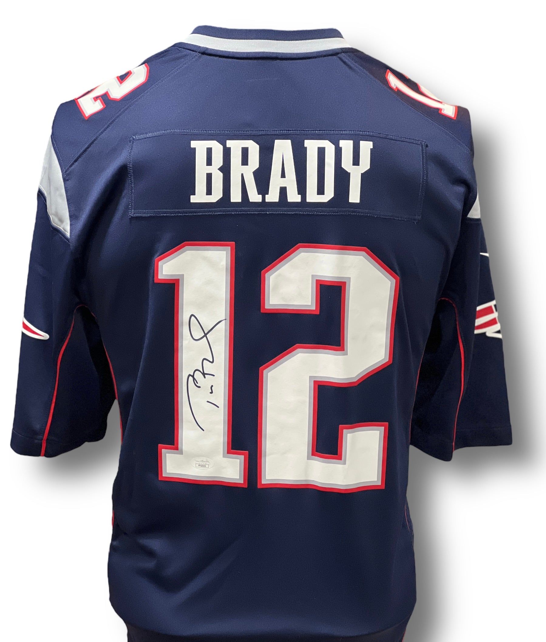 Tom Brady Navy New England Patriots Autographed 2022 Present Nike Limited  Jersey