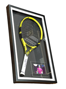 Raqueta enmarcada / Tenis / Rafael Nadal