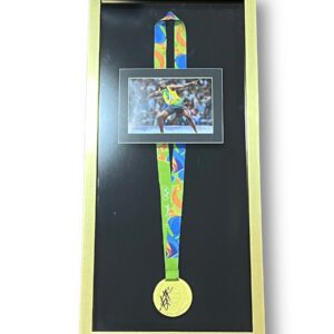 Medalla Enmarcada / Atletismo / Usain Bolt