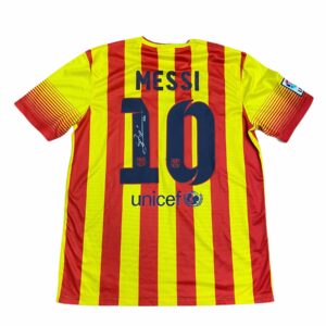 Jersey / Barcelona / EQUIPO 2013 (MESSI, XAVI, INIESTA, PIQUE, ZUBIZARRETA, DANI ALVEZ, MASCHERANO)