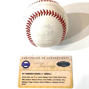 Pelota Baseball / Yankees / Equipo Temporada 2000