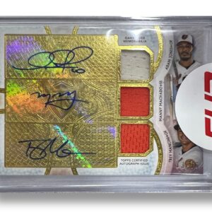 Tarjeta / Orioles / Trey Mancini, Manny Machado, Adam Jones