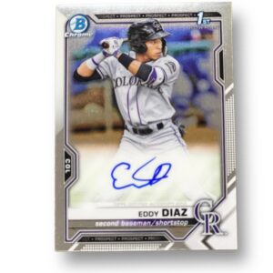 Tarjeta / Baseball Rockies / Eddy Diaz