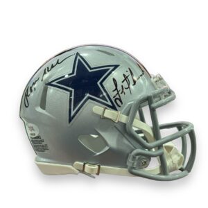 Mini Casco / Cowboys / Roger Staubach y Troy Aikman