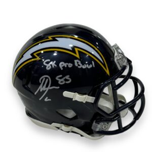 Mini Casco / Chargers Throwback / Antonio Gates (azul)