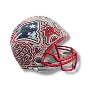 Casco Proline/ Patriots / Tom Brady (Arte Huichol)